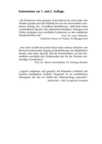 Grundkurs Buchführung: Prüfungsrelevantes Wissen verständlich und praxisgerecht, 2. Auflage