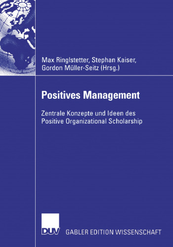 Positives Management (German Edition)