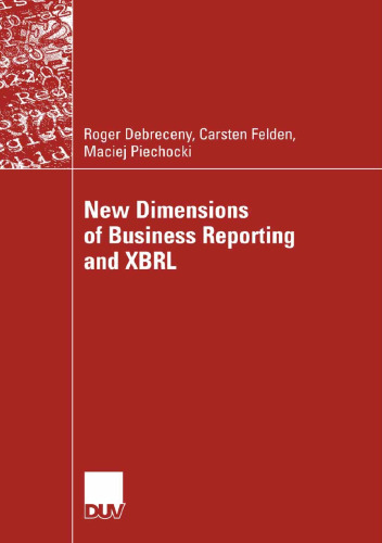 New Dimensions of Business Reporting and XBRL