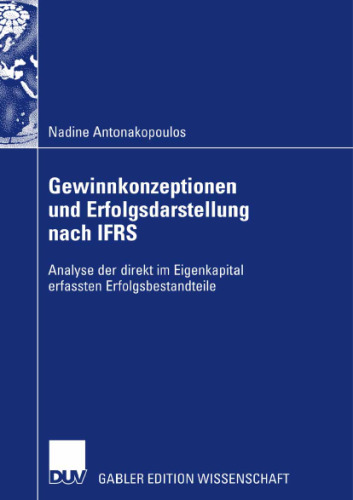Gewinnkonzeptionen und Erfolgsdarstellung nach IFRS German