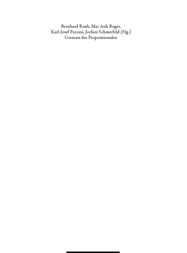 Grenzen des Propositionalen: Dialoge zwischen Psychoanalyse und Erziehungswissenschaft