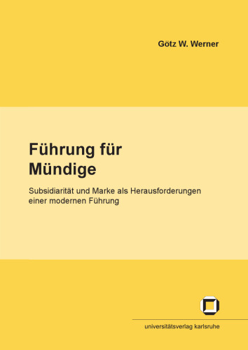 Fuhrung fur Mundige German