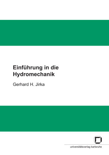 Einfuhrung in die Hydromechanik German