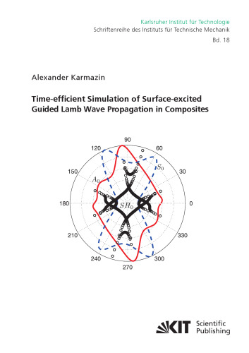 Time-efficient Simulation of Surface-excited Guided Lamb Wave Propagation in Composites