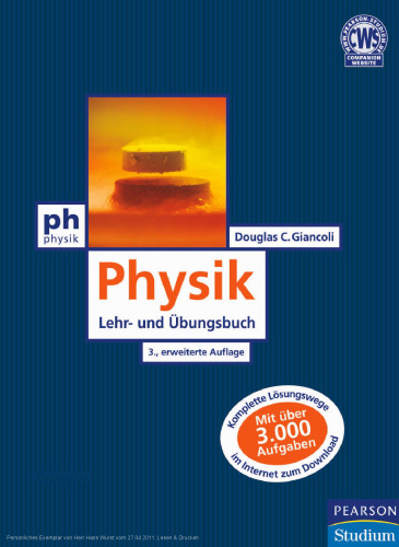 Physik: Lehr- und Übungsbuch, 3. Auflage