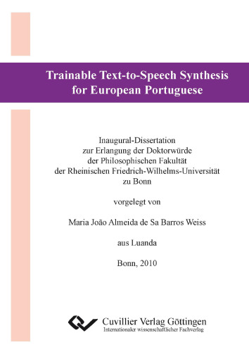 Trainable Text-to-speech Synthesis for European Portuguese