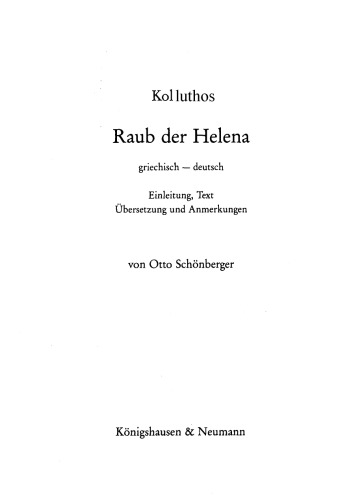 Raub der Helena
