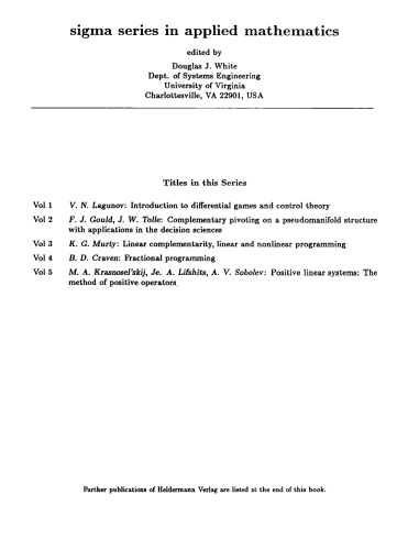 Positive Linear Systems: The Method of Positive Operators