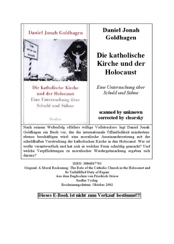 Die katholische Kirche und der Holocaust GERMAN