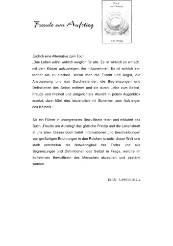Freude am Aufstieg