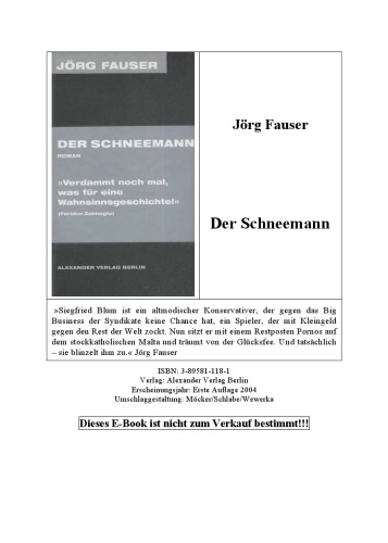 Der Schneemann