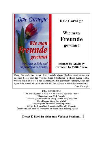 Wie man Freunde gewinnt