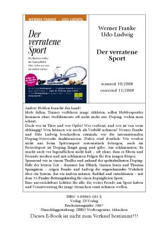 Der verratene Sport