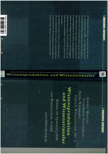 Wissensproduktion und Wissenstransfer German
