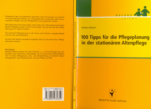 100 Tipps für die Pflegeplanung in der stationären Altenpflege