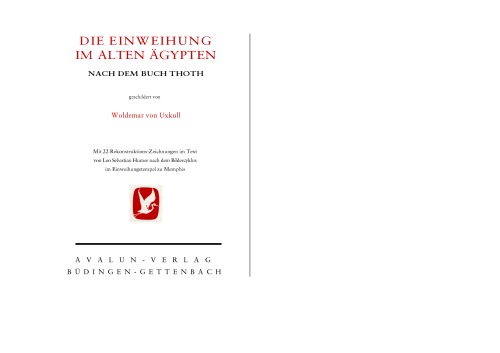 Die Einweihung im alten Ägypten