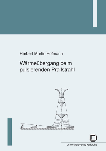 Warmeubergang beim pulsierenden Prallstrahl German