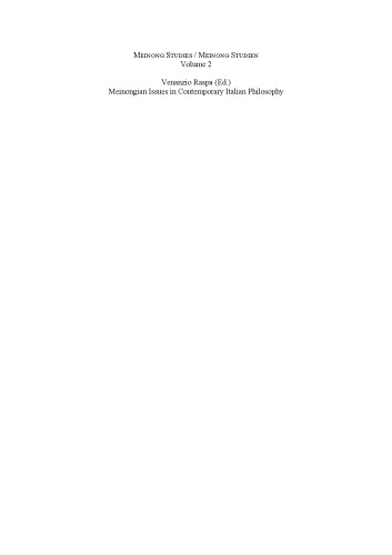 Meinongian Issues in Contemporary Italian Philosophy , volume 2