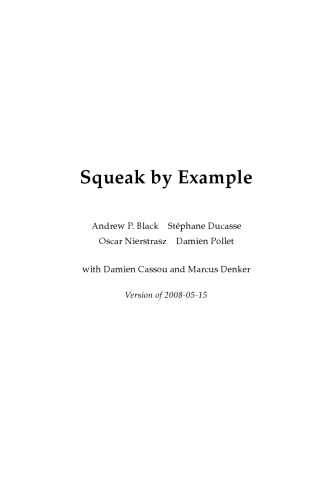 Squeak by example