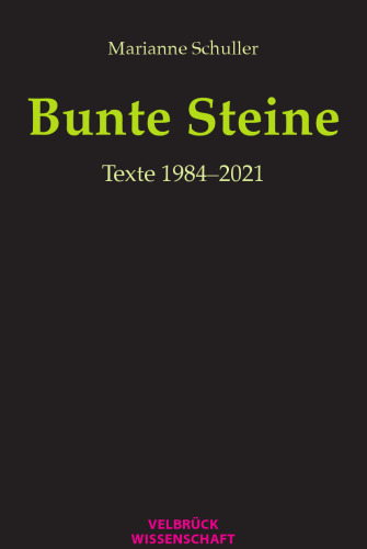 Bunte Steine: Texte 1980–2023: Texte 1984-2021