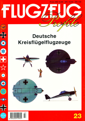 Flugzeug Profile; 23 Deutsche Kreisflügelflugzeuge