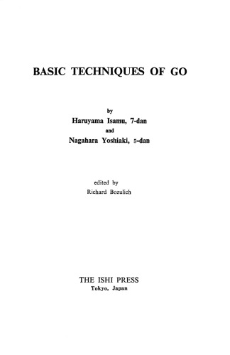 Basic Techniques of Go
