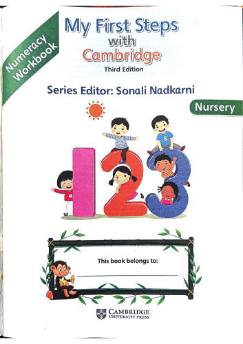 My First Steps with Cambridge- Nursery (Numeracy Workbook)