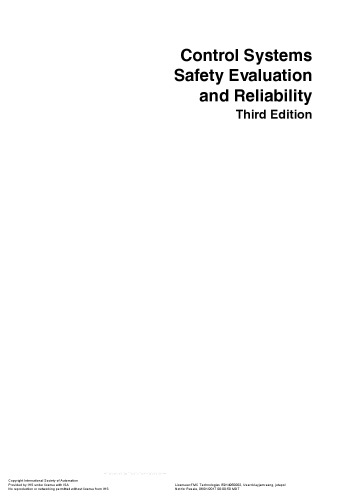 Control Systems Safety Evaluation and Reliability