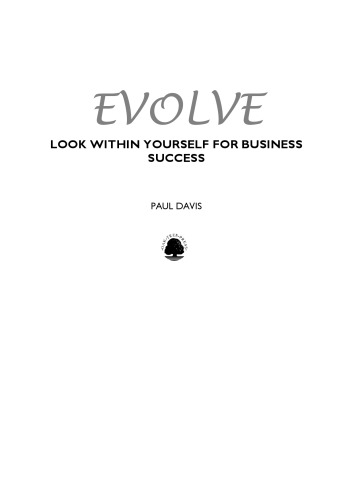 Evolve : look within yourself for business success
