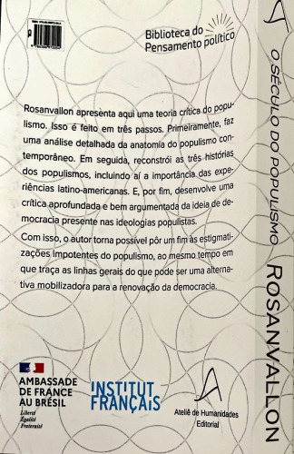 O século do Populismo: Historia, teoria, critica