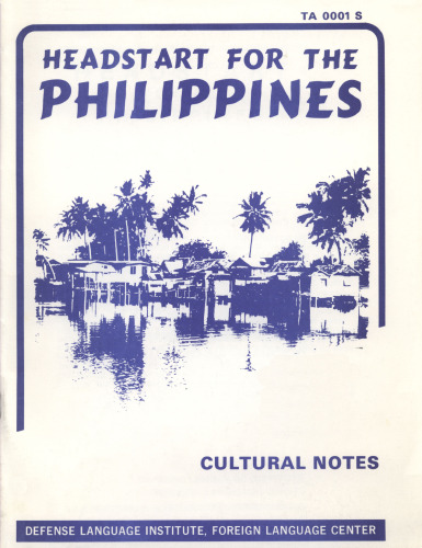 Headstart for the Philippines : cultural notes.