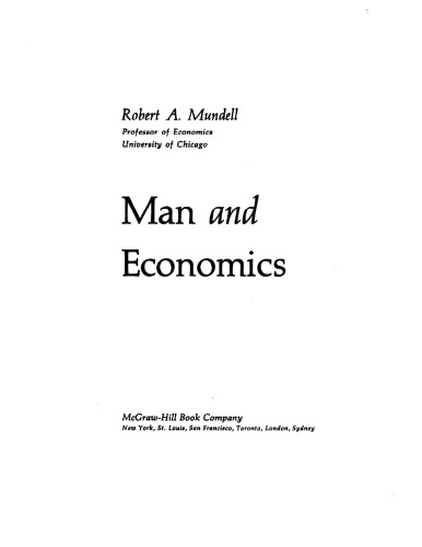Man and Economics