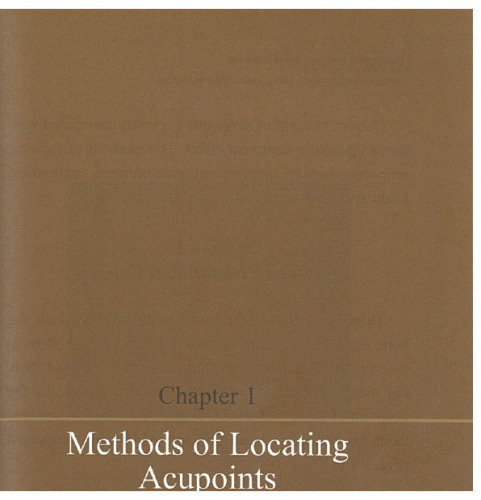 Illustrations of Acupoint Locating Manual by Gao Xiyan(Paperback),English,2009