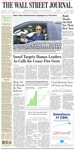 Wall Street Journal Wednesday May 19, 2021