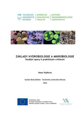Základy hydrologie a mikrobiologie: studijní opory k praktickým cvičením