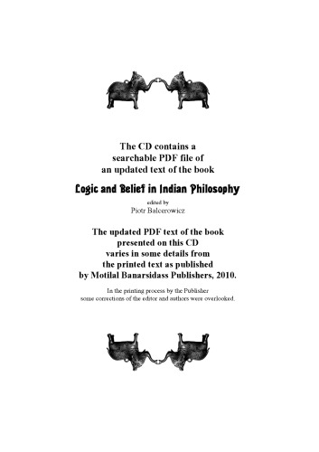 Logic and belief in Indian philosophy