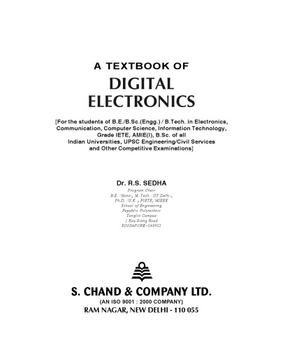 A Textbook of Digital Electronics