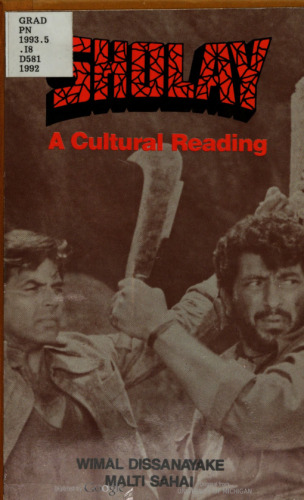 Sholay, a Cultural Reading