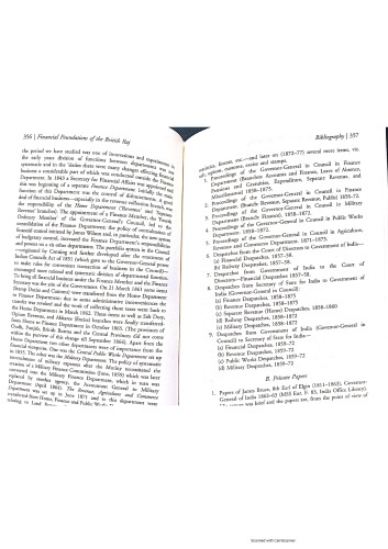 Financial Foundations of the British Raj: Ideas and Interests in the Reconstruction of Indian Public Finance, 1858-1872