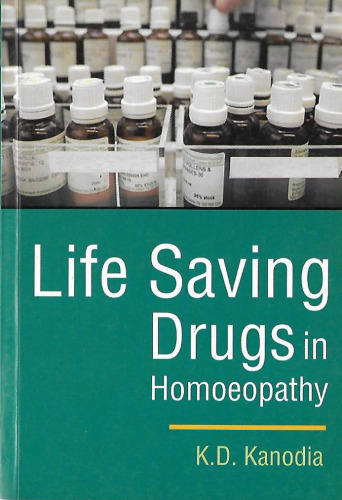 Life Saving Drugs In Homoeopathy