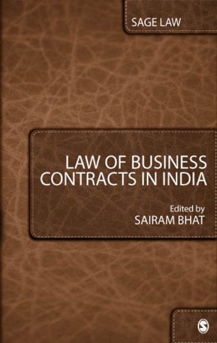 Law of Business Contracts in India (Law and Criminal Justice System)