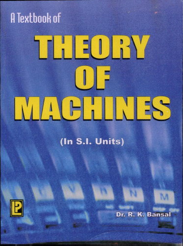 A Textbook of Theory of Machines
