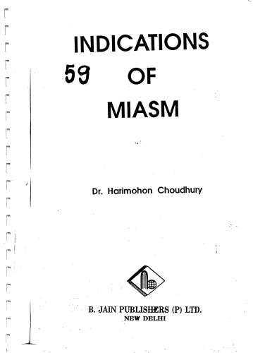 Indications of Miasms
