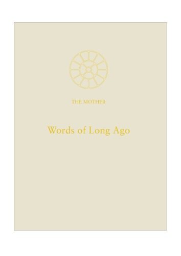 Words of Long Ago