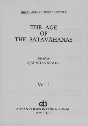 The Age of the Sātavāhanas
