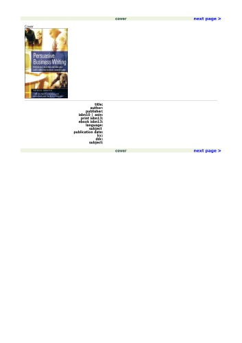 Persuasive Business Writing