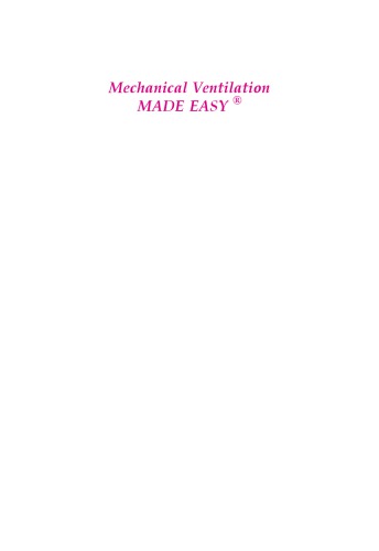 Mechanical ventilation made easy