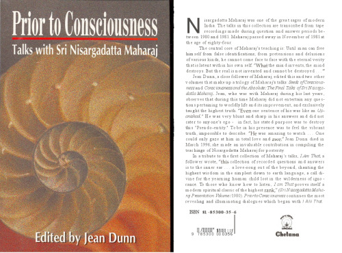 Prior to Consciousness