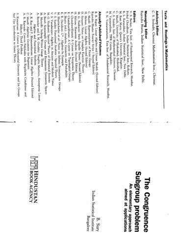 The Congruence Subgroup Problem An elementary approach aimed at applications