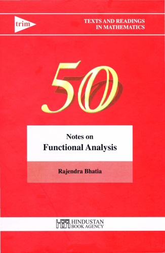 Notes on Functional Analysis